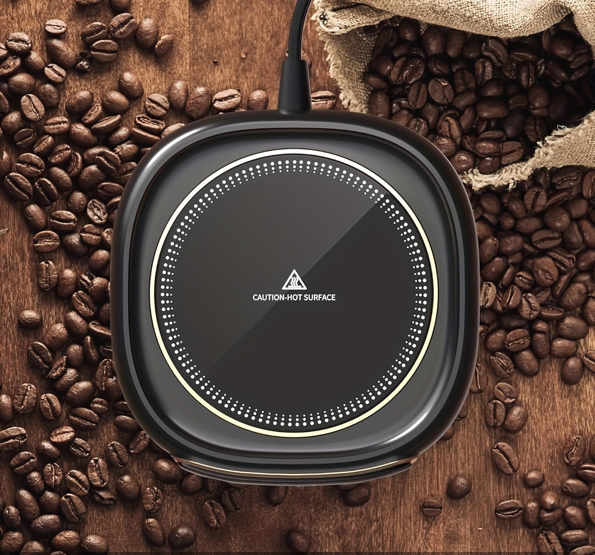 WarmMok USB Bekerverwarmer met Instelbare Temperatuur voor Bureau