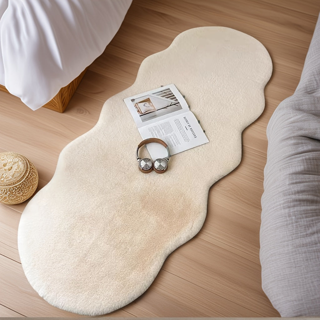 FluweelZacht Comforttapijt – Wasbare antislip pluche vloermat voor elke ruimte