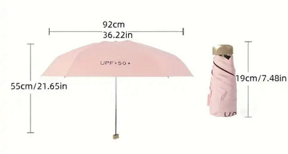 Compacte Mini Paraplu – Draagbare Regen- en Zonbeschermer voor Onderweg