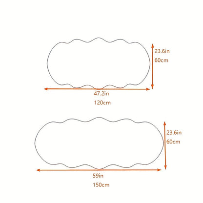 FluweelZacht Comforttapijt – Wasbare antislip pluche vloermat voor elke ruimte