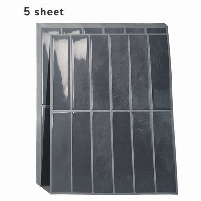 Self-Adhesive 3D Wall Tile Panels for Kitchen and Bathroom