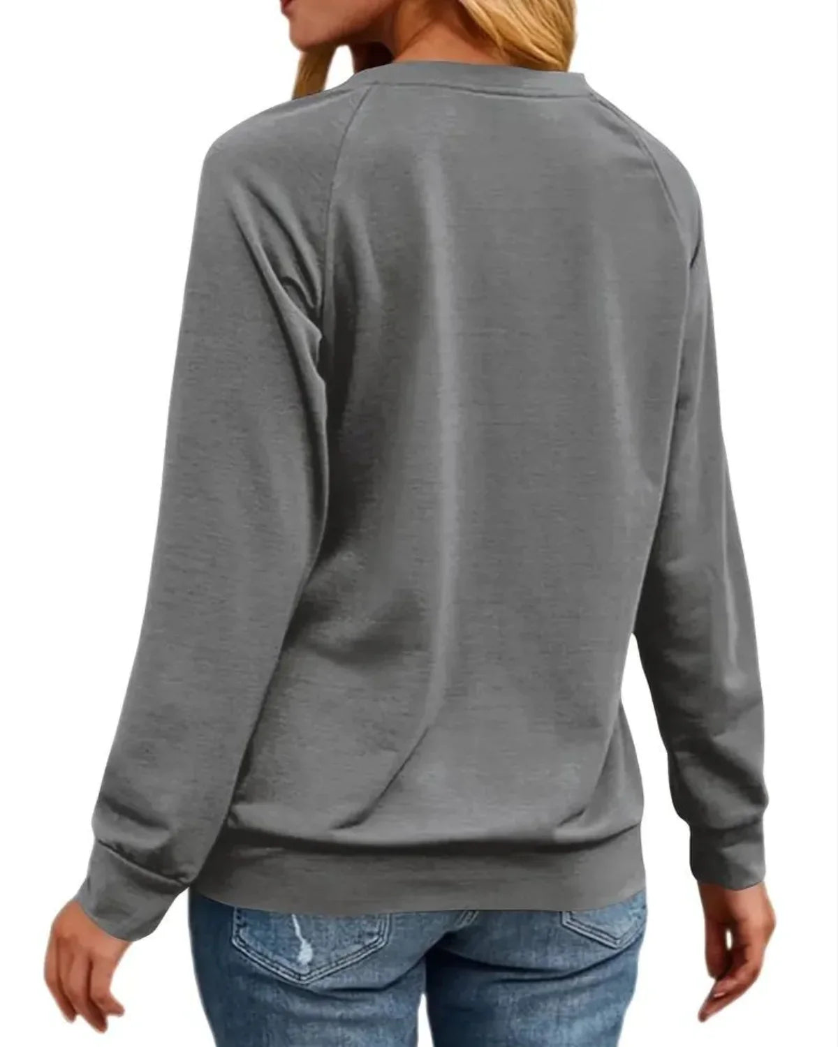 Feestelijke Rendiertrui Dames – Warme kersttrui met ronde hals