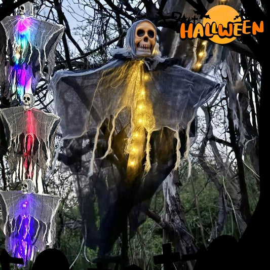 Halloween Hangdecoratie – Spookgeest 85cm in Verschillende Kleuren
