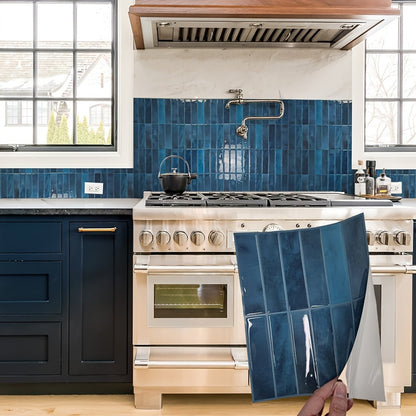 Self-Adhesive 3D Wall Tile Panels for Kitchen and Bathroom