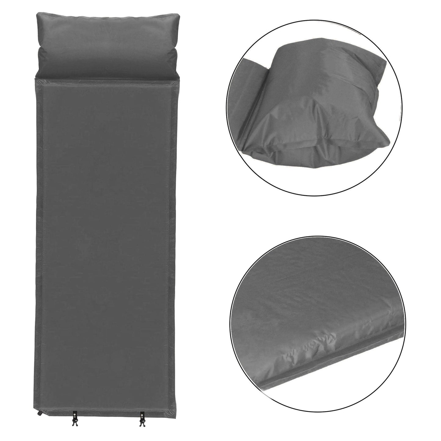 Lichtgewicht Zelfopblazende Slaapmat met Kussen – Compact en Comfortabel voor Kamperen & Backpacken
