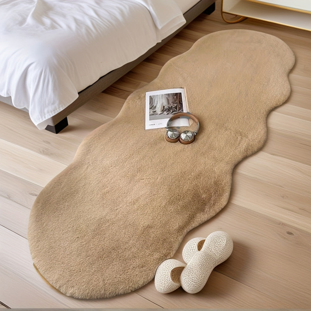 FluweelZacht Comforttapijt – Wasbare antislip pluche vloermat voor elke ruimte