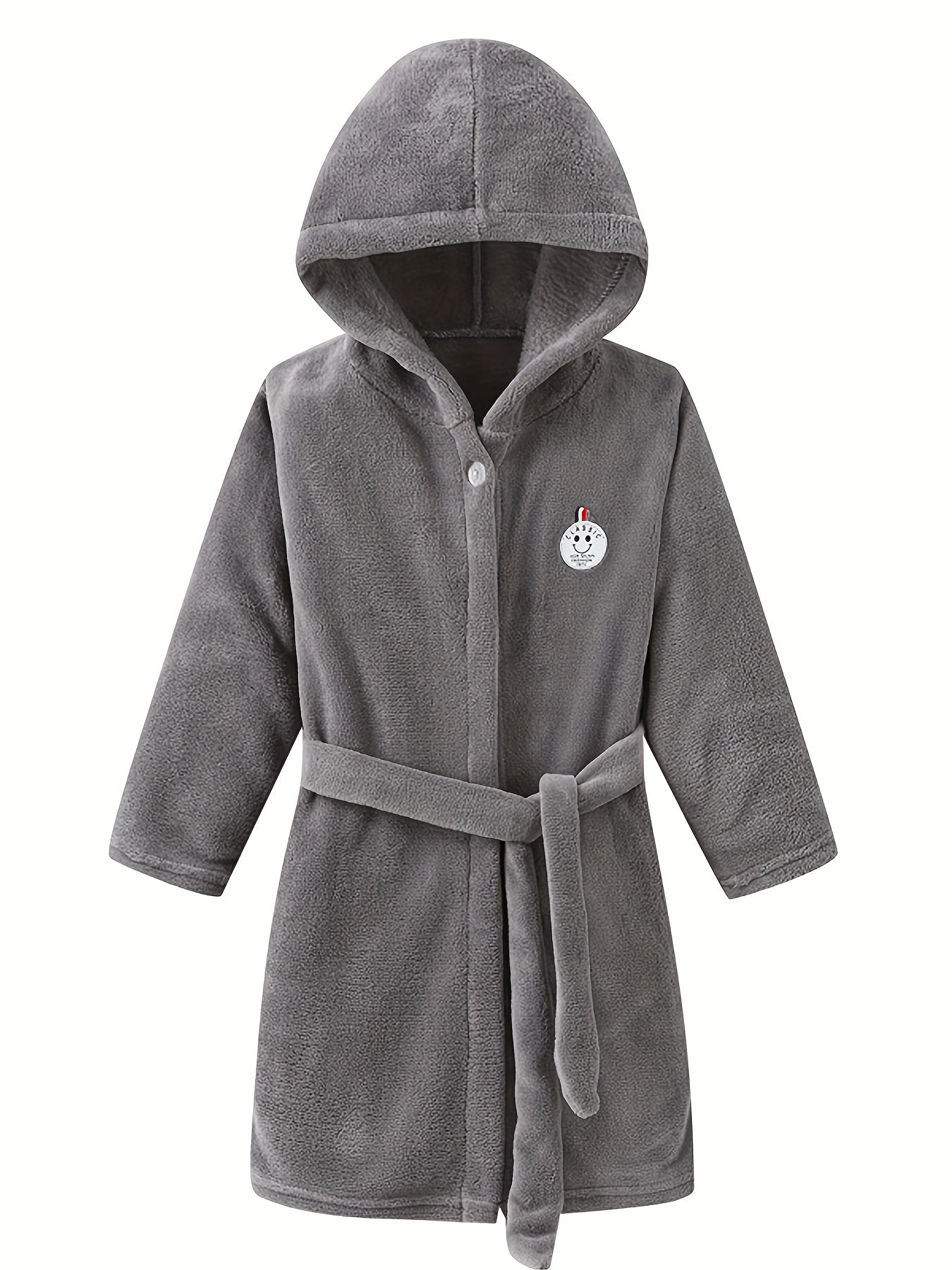 WarmNest Kinderbadjas met Capuchon en Zachte Fleece
