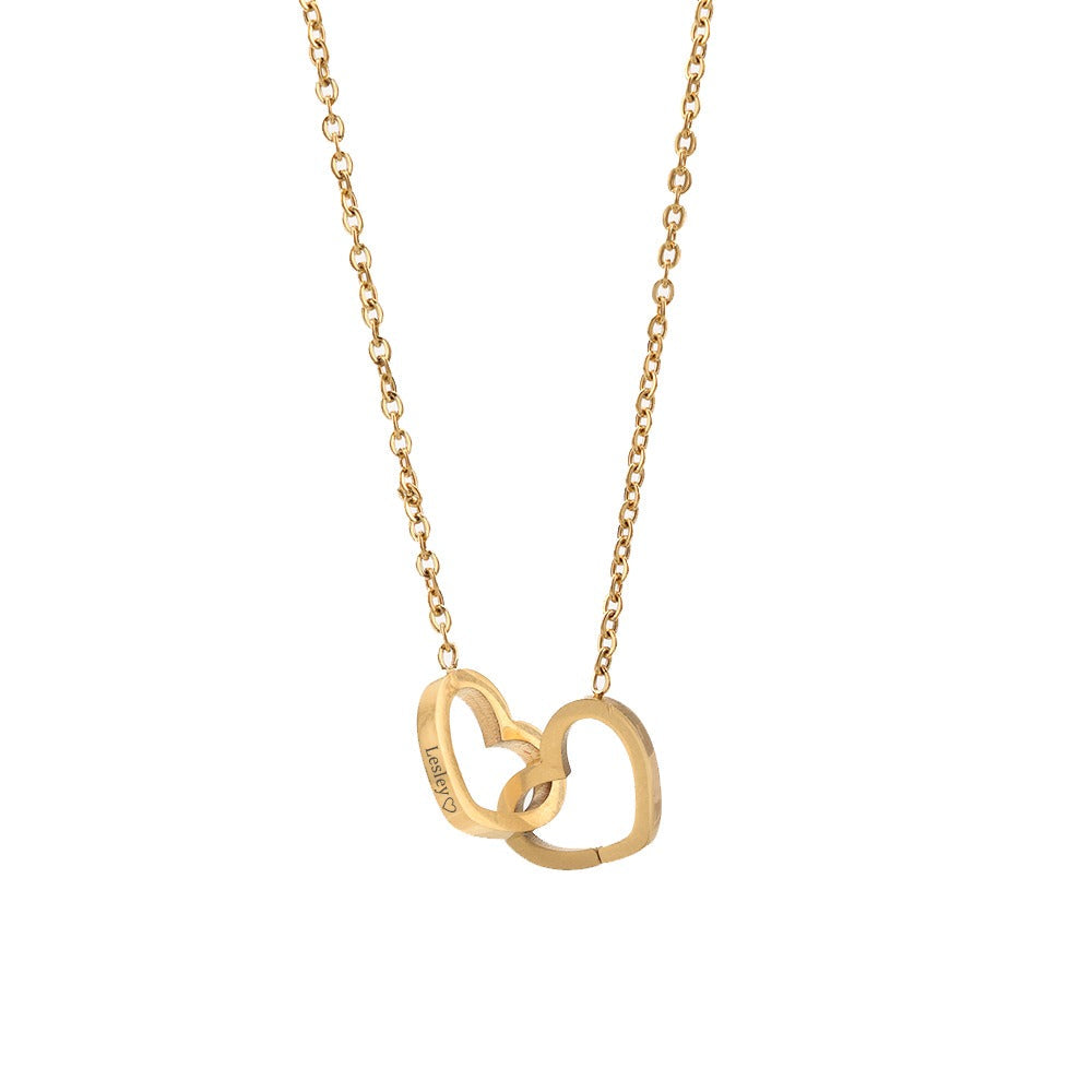 Lunavia Sieradendoos met Eeuwige Roos en Hart Ketting – 14k Witgoud & 18k Goud Afwerking