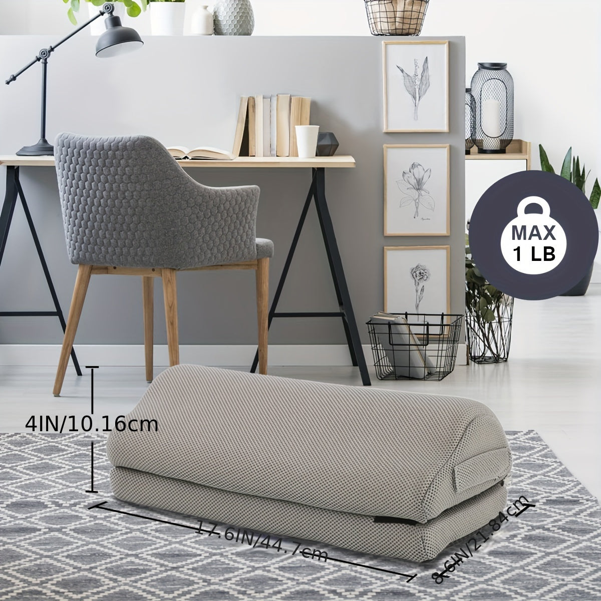 Ergonomische Voetsteun met Geheugenschuim – Verstelbaar & Antislip