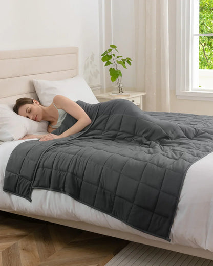 Gewichtdeken Premium Comfort 4-8kg voor Volwassenen | Microglazen Vulling