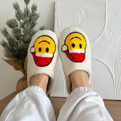 SnowJoy Kerstpantoffels – Warme Instappers met Feestelijk Ontwerp & Antislipzool