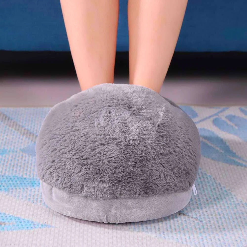 WarmNest XL Elektrische Voetverwarmer – Pluche Comfort & Instelbare Warmte