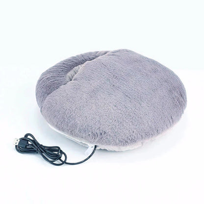 WarmNest XL Elektrische Voetverwarmer – Pluche Comfort & Instelbare Warmte