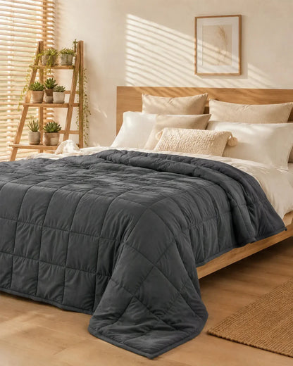 Gewichtdeken Premium Comfort 4-8kg voor Volwassenen | Microglazen Vulling