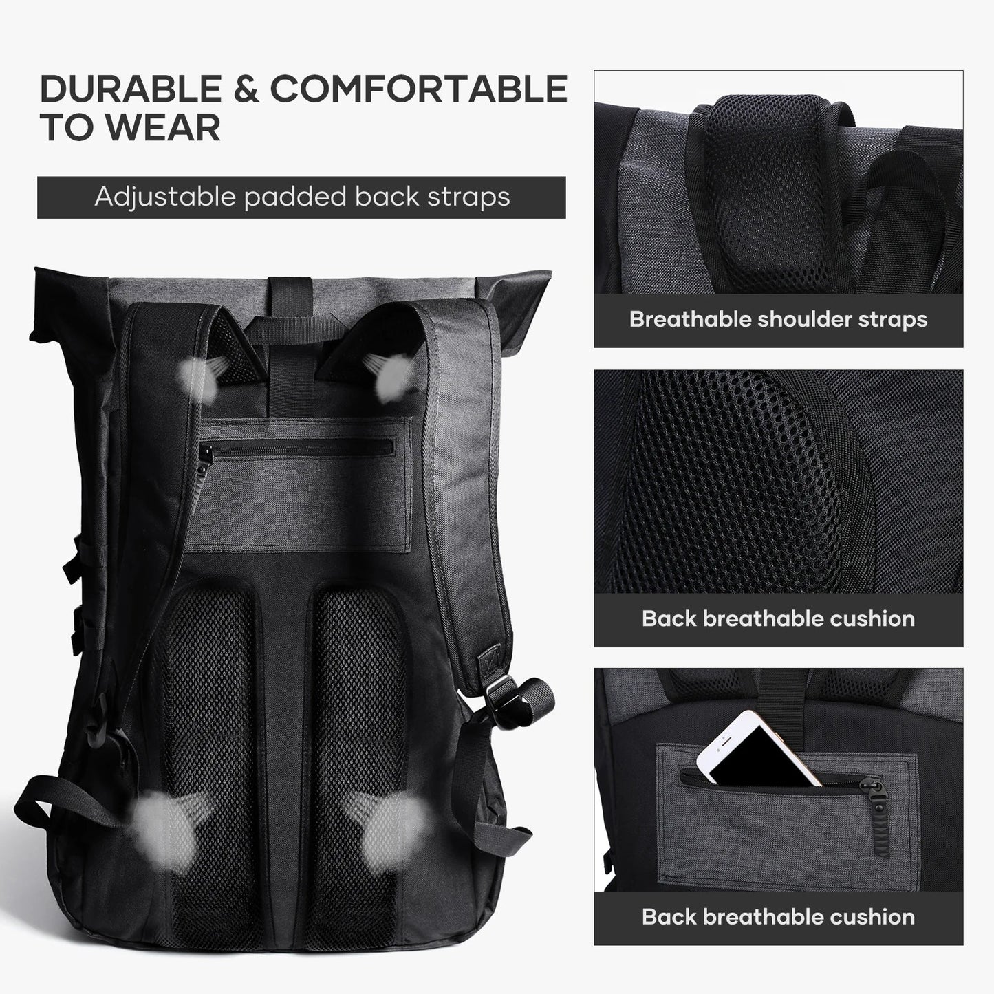 SportGear Rugzak met Ballenvak en Schoenenvak – 35L Softback