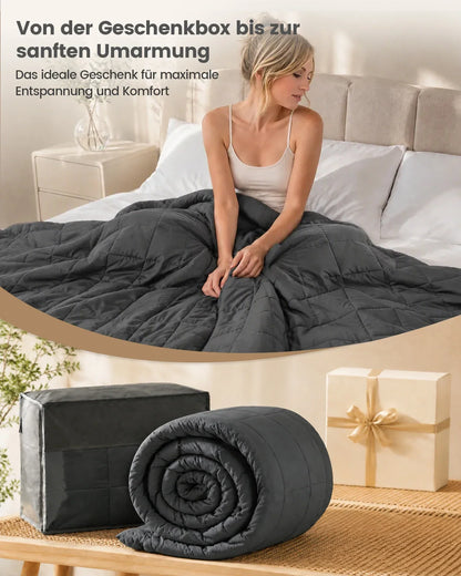 Gewichtdeken Premium Comfort 4-8kg voor Volwassenen | Microglazen Vulling