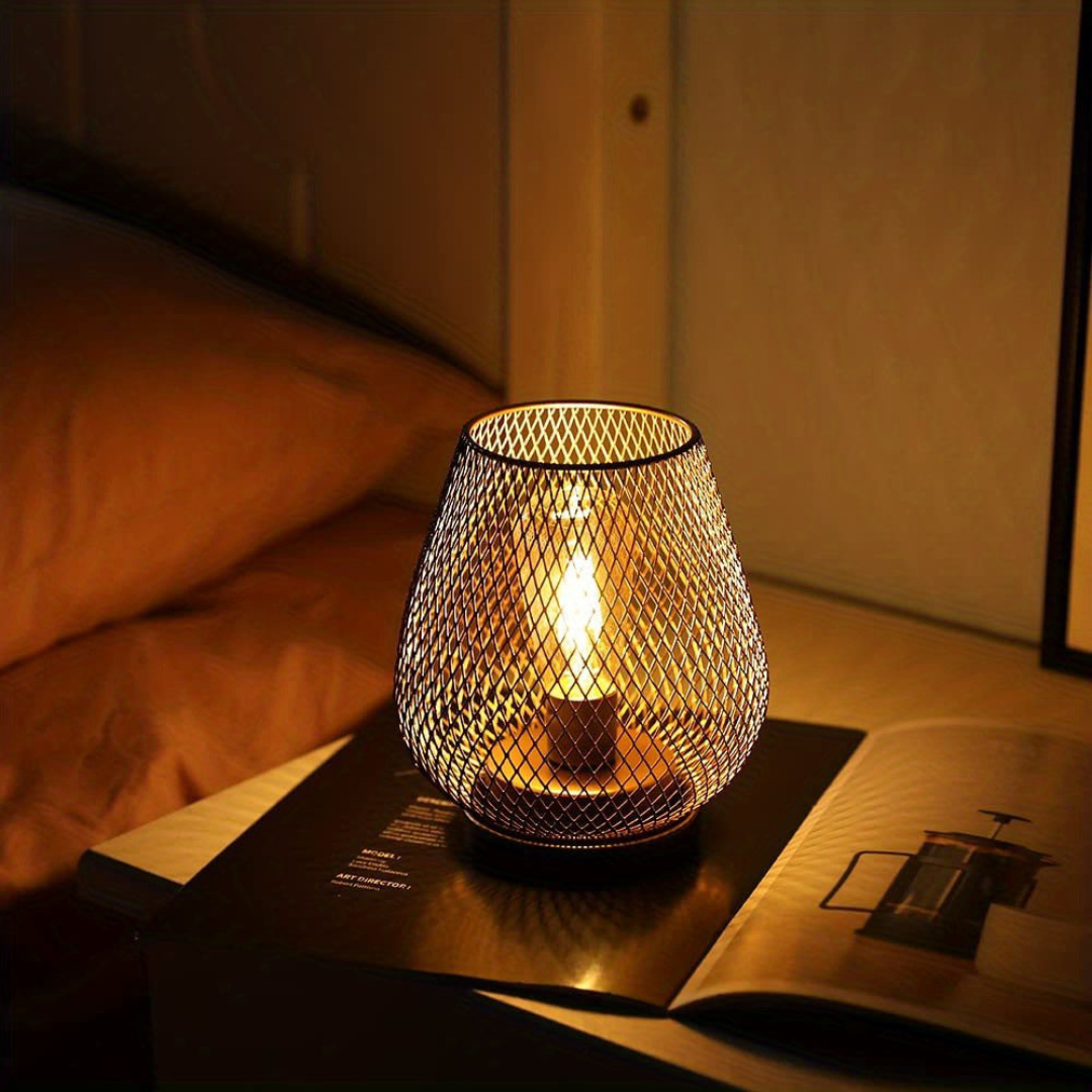 LumiVento Draadloze Tafellamp met Dimbaar Warm LED Licht