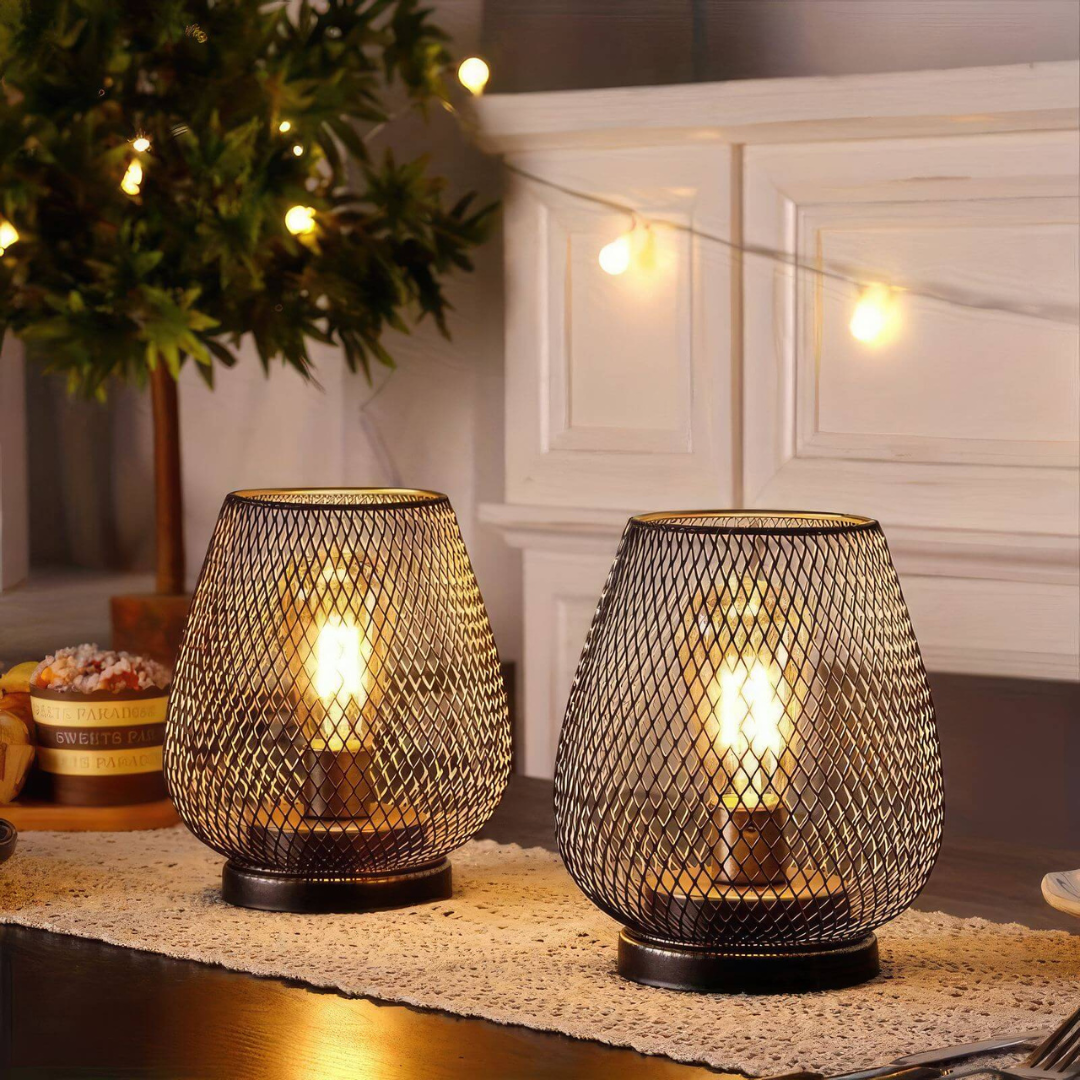 LumiVento Draadloze Tafellamp met Dimbaar Warm LED Licht
