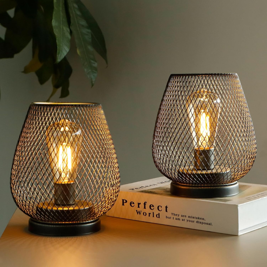LumiVento Draadloze Tafellamp met Dimbaar Warm LED Licht