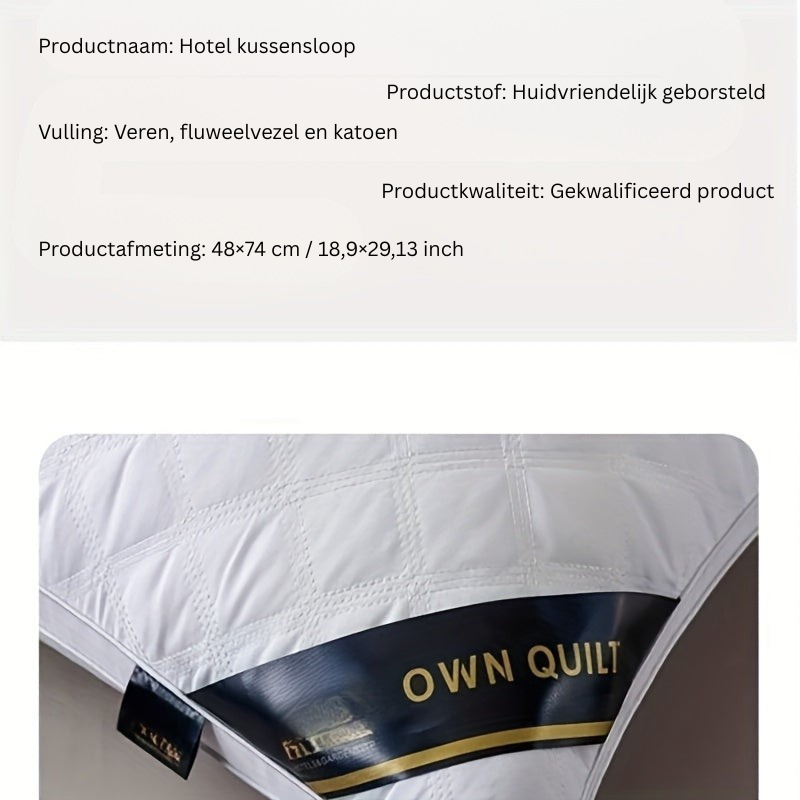 Comfort Set voor Slaap - 2 Hypoallergene 3D Kussens voor een Hotelkwaliteit Slaap