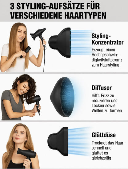 AeroDroog – Professionele Haardroger met Ionentechnologie | Snel & Haarvriendelijk