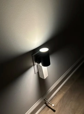Stopcontact Wandlamp met Dag-Nachtsensor - LED Dimbaar 10W Warm Licht