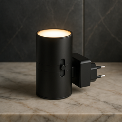 Stopcontact Wandlamp met Dag-Nachtsensor - LED Dimbaar 10W Warm Licht