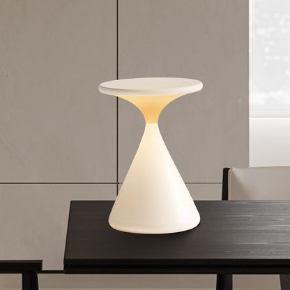 Draadloze Tafellamp met Dimbare LED – Zandloperdesign