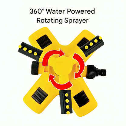 AquaFlow 360 Roterende Tuinsproeier – Efficiënte Waterbesparende Irrigatie
