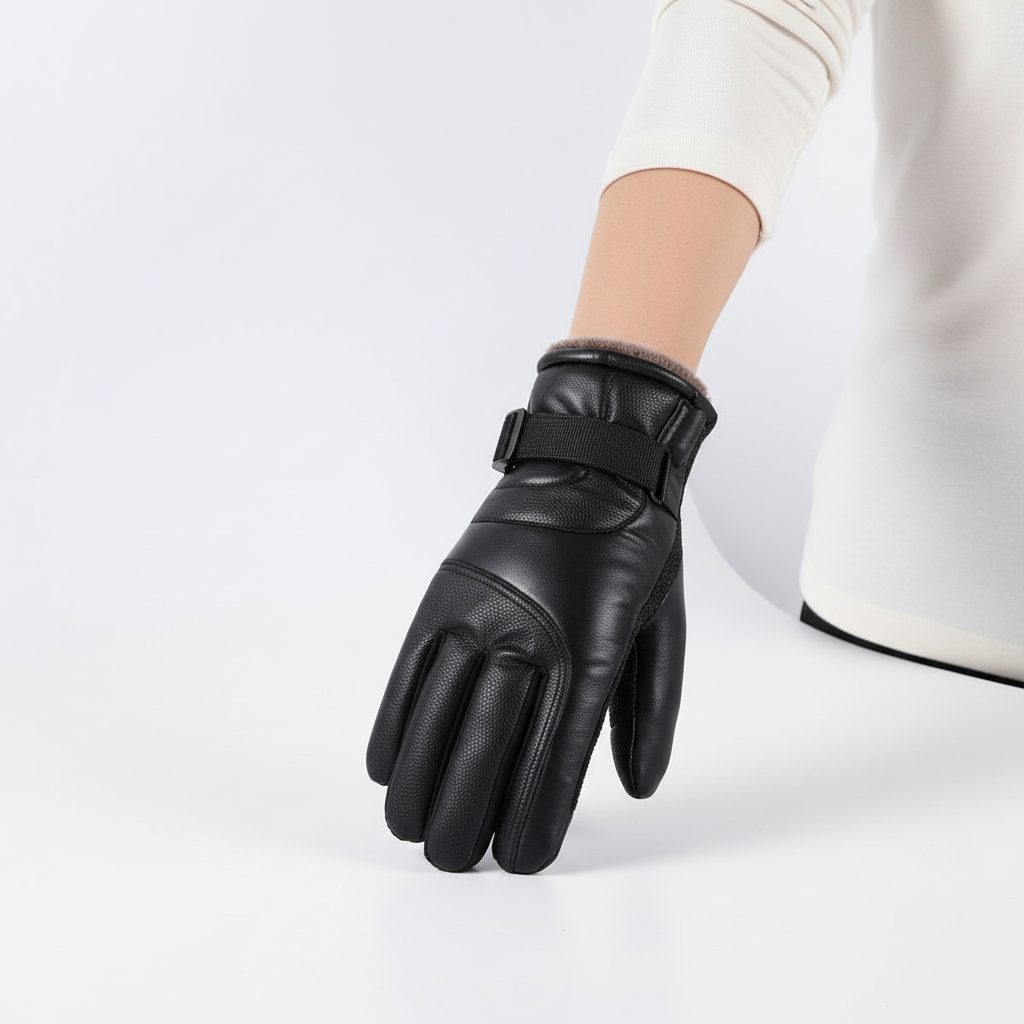USB-oplaadbare verwarmde handschoenen met touchscreen-vingers