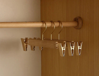 Premium Kamferhouten Kledinghangers met Brede Schouders - Set van 2