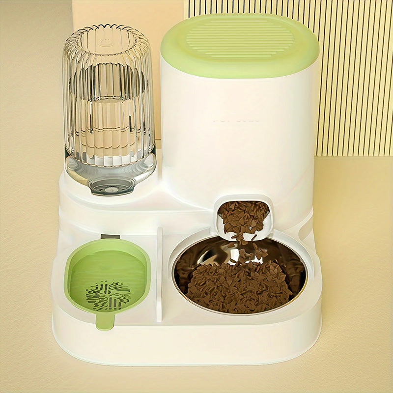Automatische 2-in-1 voer- en waterdispenser voor honden en katten Automatische 2-in-1 voer- en waterdispenser voor honden en katten
