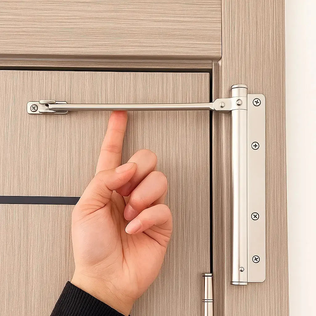 Edelstalen Zacht Sluitende Deurdranger met 4 Snelheidsstanden – Universeel voor Links en Rechts