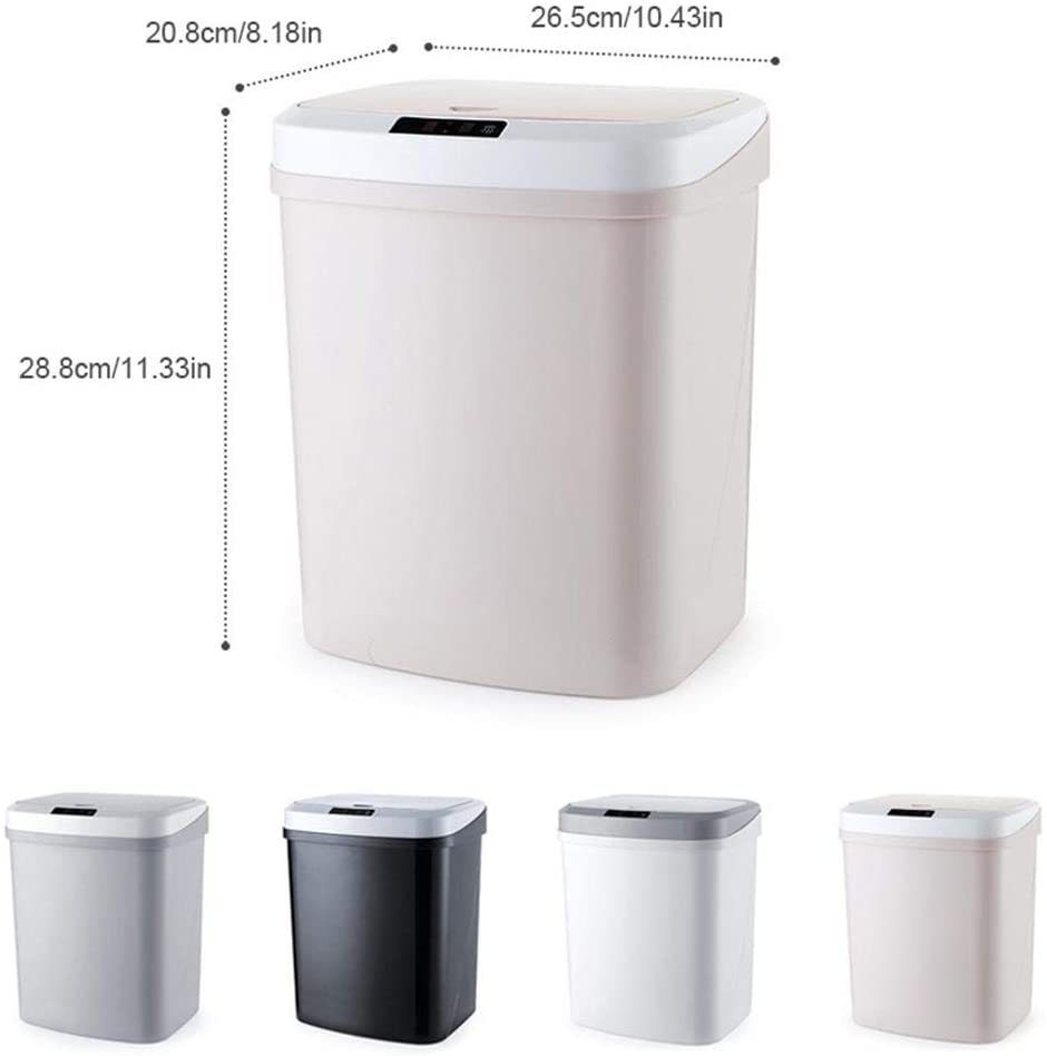Automatische Sensor Vuilnisbak – 15L – Contactloos & Stil – Voor Keuken of Woonkamer
