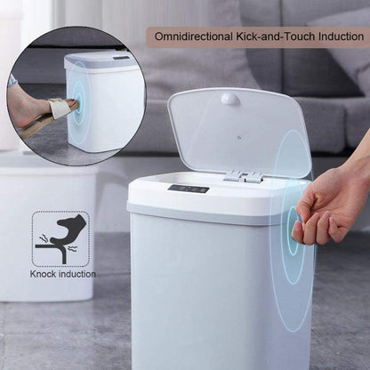 Automatische Sensor Vuilnisbak – 15L – Contactloos & Stil – Voor Keuken of Woonkamer