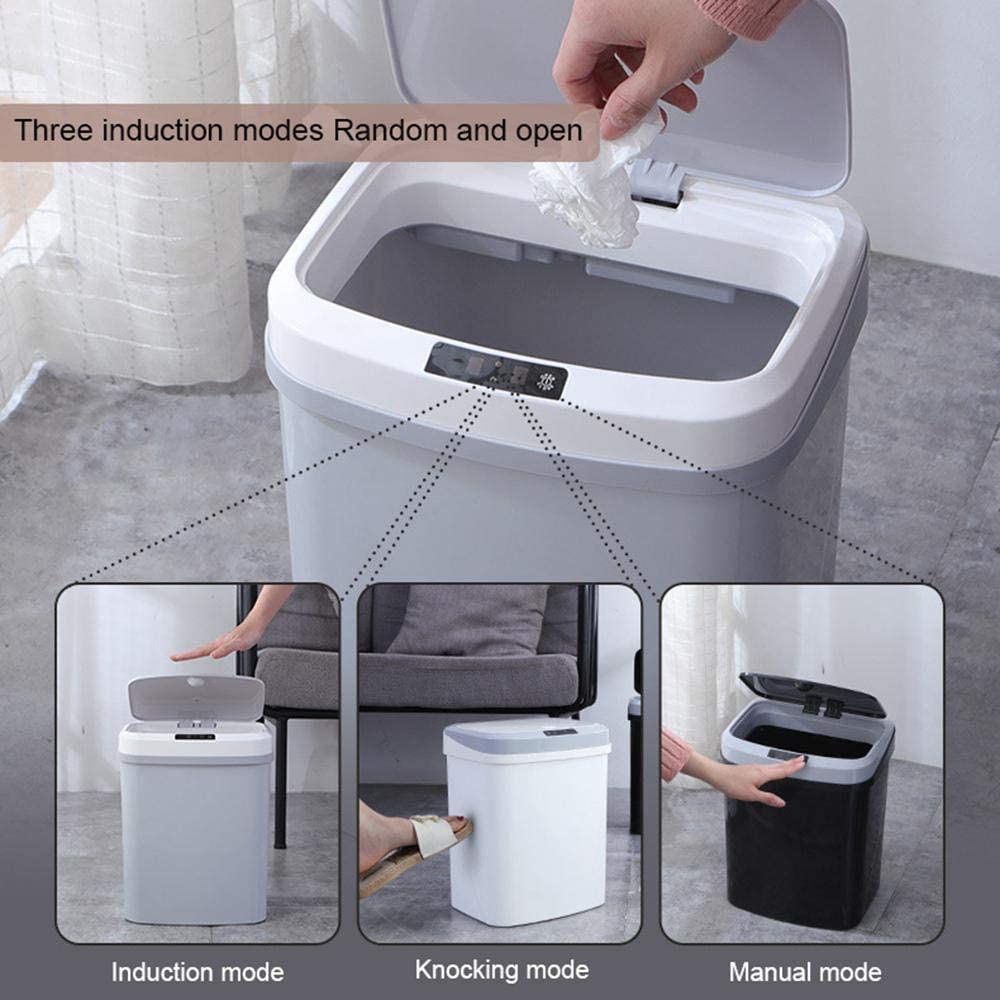 Automatische Sensor Vuilnisbak – 15L – Contactloos & Stil – Voor Keuken of Woonkamer