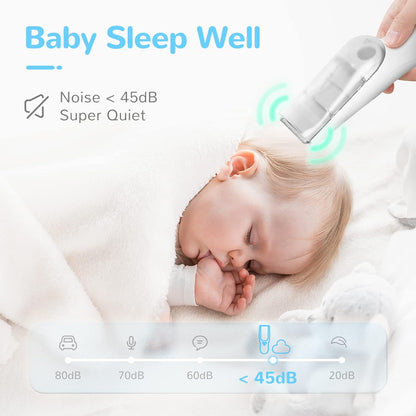 Baby Tondeuse met Opbergdoos | Waterdichte Oplaadbare Snoerloze Tondeuse met Stofzuiger die Geknipt Haar Automatisch Opzuigt