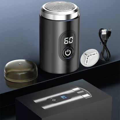 BestShaver | Mini Waterbestendig Digitale Scheerapparaat | Man/Vrouw/Unisex | Zwart/Blauw