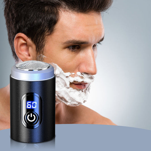 BestShaver | Mini Waterbestendig Digitale Scheerapparaat | Man/Vrouw/Unisex | Zwart/Blauw