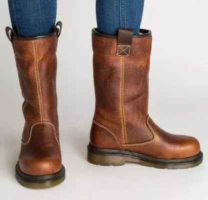 Comfortabele Mid-Calf Winterlaars – Klassiek Design voor Dagelijks Gebruik