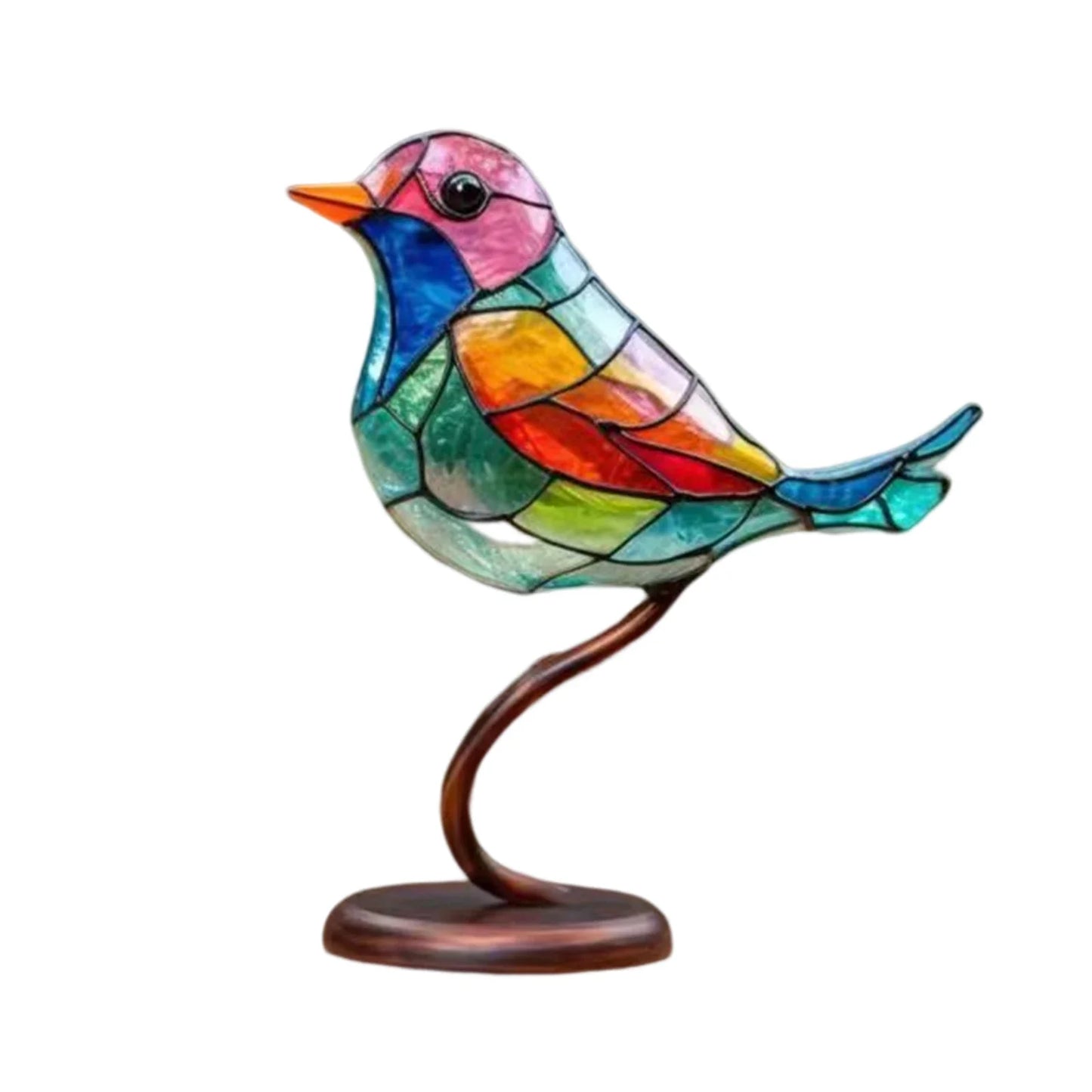 BirdArt - Acryl Vogels op Tak Beeld | Kunstzinnige Decoratie voor Slaapkamer