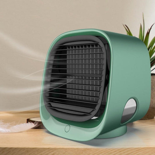 Breezilo 2-in-1 Mini Luchtkoeler en Luchtbevochtiger – USB Aangedreven voor Slaapkamers & Bureaus