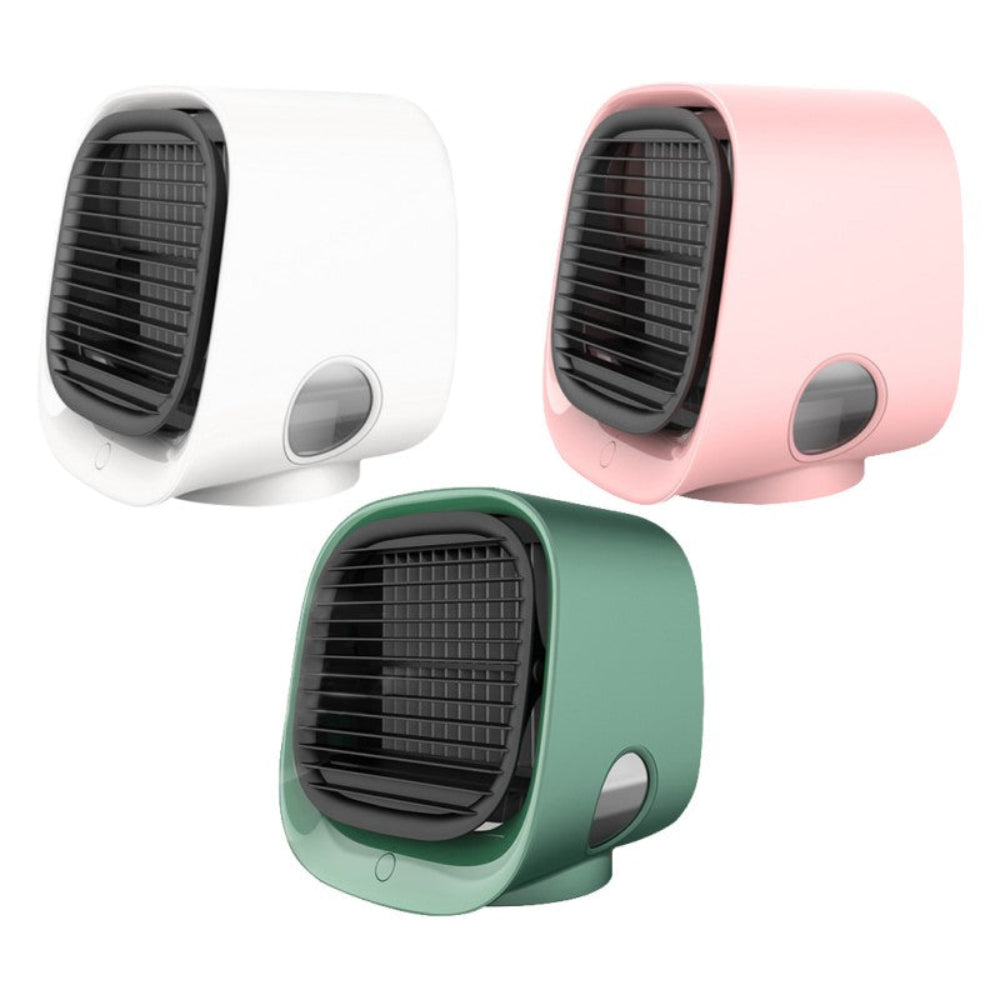 Breezilo 2-in-1 Mini Luchtkoeler en Luchtbevochtiger – USB Aangedreven voor Slaapkamers & Bureaus