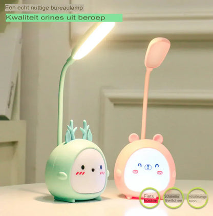 BrightBuddy Leeslamp voor Kinderen met Oogbescherming en USB Nachtlampje