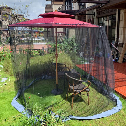 BugBarrier | Buiten Klamboe voor Patio Paraplu - Insecten & Insecten Bescherming Scherm