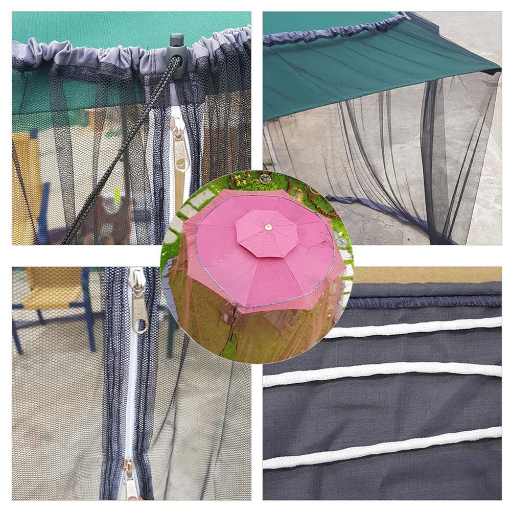 BugBarrier | Buiten Klamboe voor Patio Paraplu - Insecten & Insecten Bescherming Scherm