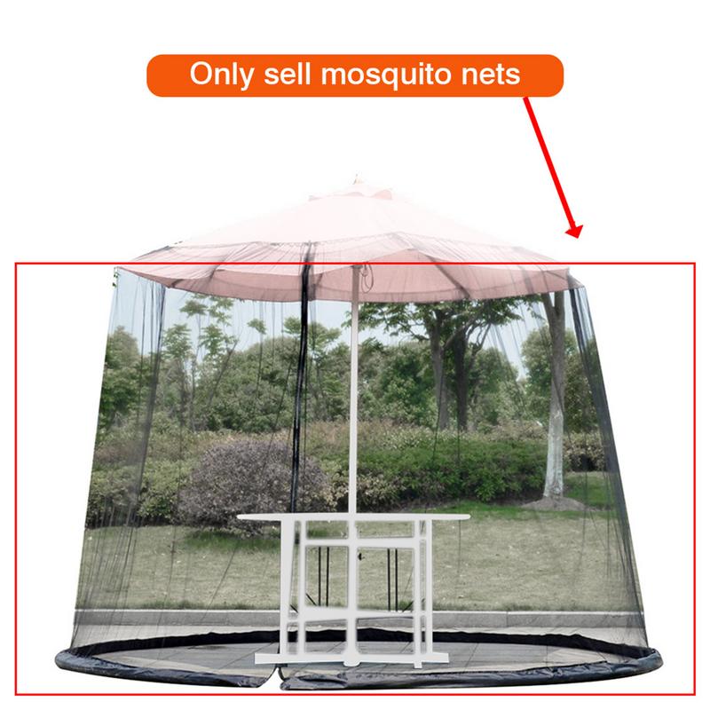 BugBarrier | Buiten Klamboe voor Patio Paraplu - Insecten & Insecten Bescherming Scherm