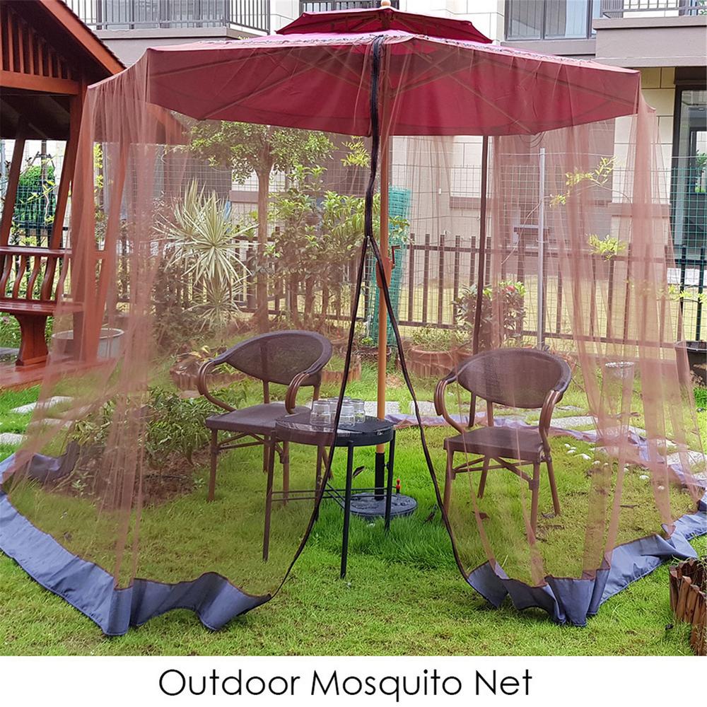 BugBarrier | Buiten Klamboe voor Patio Paraplu - Insecten & Insecten Bescherming Scherm
