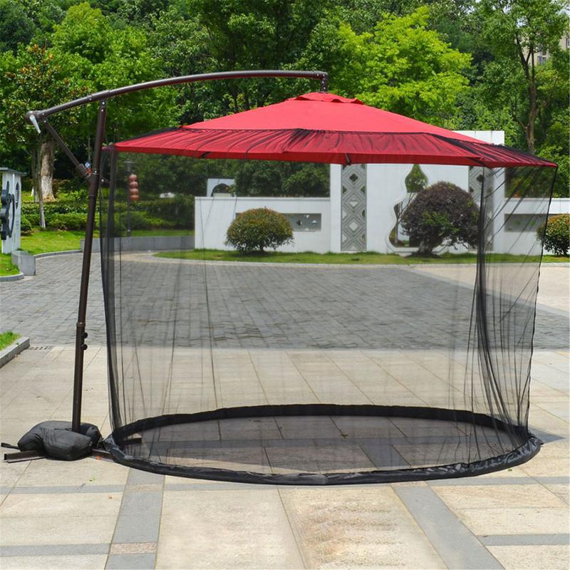 BugBarrier | Buiten Klamboe voor Patio Paraplu - Insecten & Insecten Bescherming Scherm