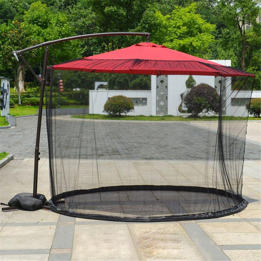 BugBarrier | Buiten Klamboe voor Patio Paraplu - Insecten & Insecten Bescherming Scherm